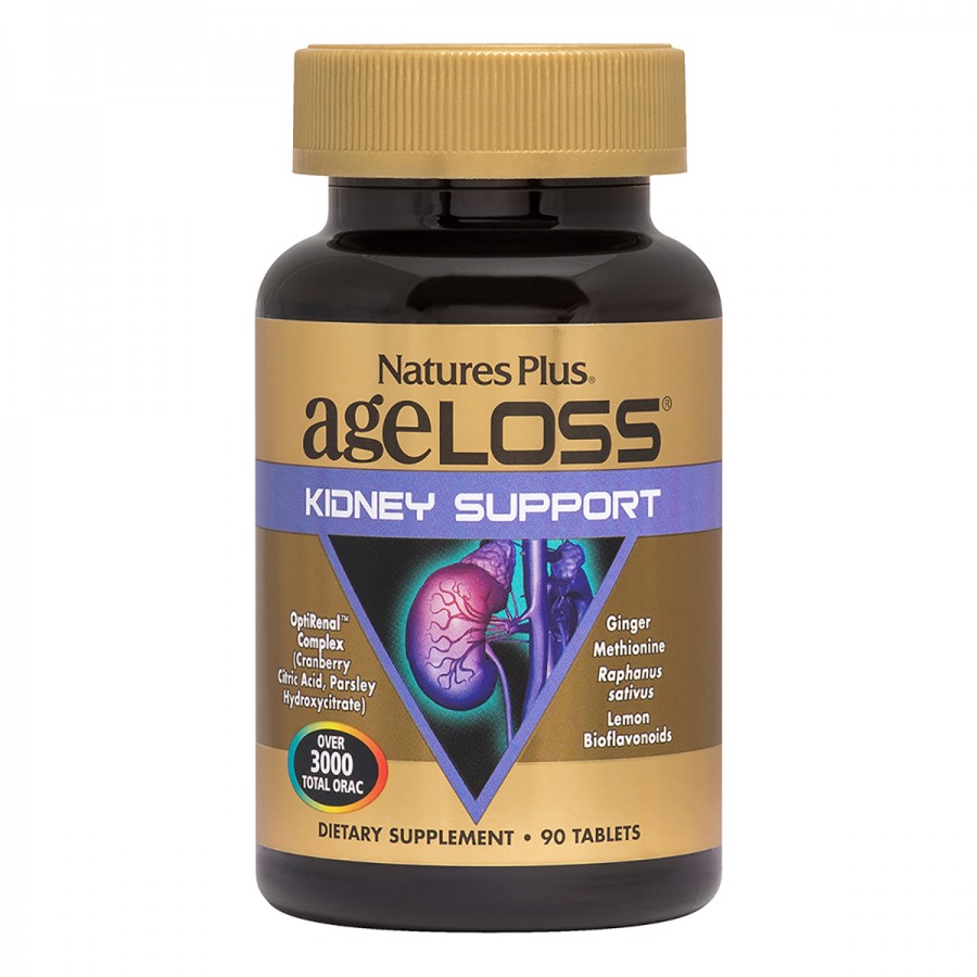 Комплекс для Підтримки Нирок, AgeLoss Kidney Support Natures Plus, 90 Таблеток