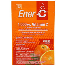Вітамінний Напій для Підвищення Імунітету, Смак Апельсину, Vitamin C, Ener-C, 1 пакетик