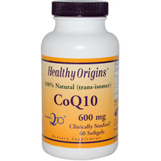 Коэнзим Q10 600мг, Healthy Origins, 60 желатиновых капсул