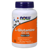 L-Глутамин, 500 мг, Now Foods, 120 вегетарианских капсул