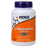 L-Глутамин, 500 мг, Now Foods, 120 вегетарианских капсул