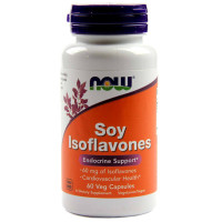 Соевые изофлавоны, Soy Isoflavones, Now Foods, 60 капсул