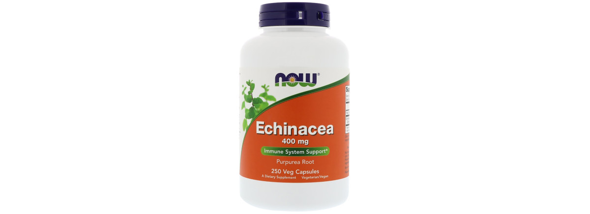 Эхинацея 400мг, Now Foods, Echinacea Purpurea, 250 капсул
