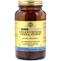 Модулятор Гомоцистеїну, Homocysteine Modulators, Solgar, 120 вегетаріанських капсул