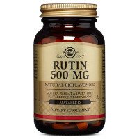 УЦІНКА Рутин, Rutin, Solgar, 500 мг, 100 таблеток (кришка з перекосом)