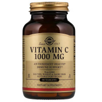 Витамин C, Vitamin C, Solgar, 1000 мг, 90 таблеток