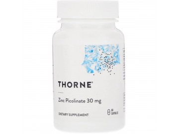 Цинк Піколінат, Zinc Picolinate, Thorne Research, 30 мг, 60 капсул