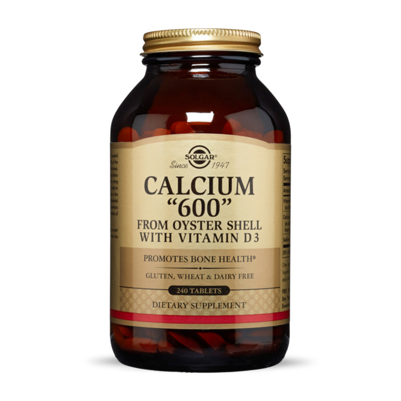 Кальций 600, Calcium 600, Solgar, 240 таблеток