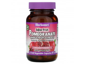 Екстракт плодів Граната, Pomegranate Extract, Bluebonnet Nutrition, 60 вегетаріанських капсул