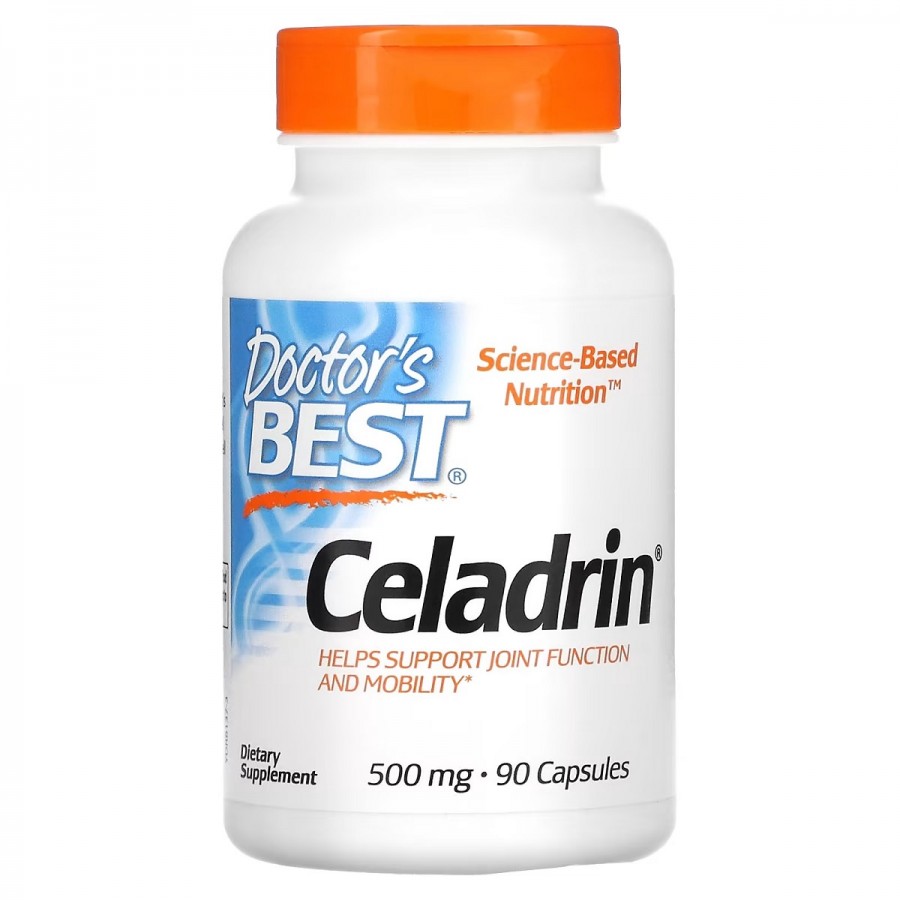 Целадрин, Celadrin, Doctor's Best, 500 мг, 90 капсул