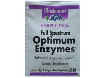 Оптимальні ферменти повного спектра, Full Spectrum Optimum Enzymes, Bluebonnet Nutrition, 2 вегетаріанські капсули