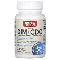 Диметилолметан и D-глюкарат кальция, DIM + CDG, Jarrow Formulas, 30 вегетарианских капсул