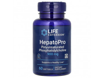 Фосфатидилхолін, 900 мг, HepatoPro, Life Extension, 60 гелевих капсул