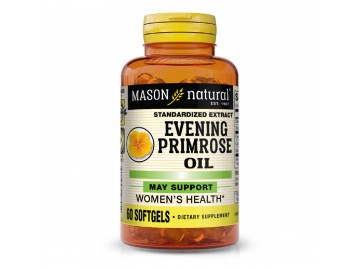 Олія примули вечірньої, Evening Primrose Oil, Mason Natural, 60 гелевих капсул