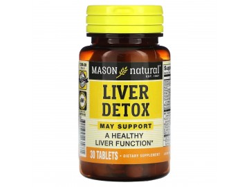 Детокс печінки, Liver Detox, Mason Natural, 30 таблеток