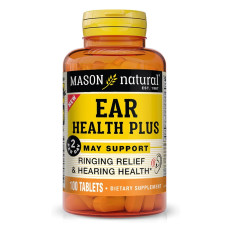 СКИДКА Здоровье ушей Ear Health Plus, Mason Natural, 100 таблеток (без упаковочной коробки)