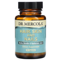Здоров'я волосся, шкіри та нігтів, Hair, Skin and Nails, Dr. Mercola, 30 капсул
