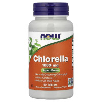 Хлорелла, Chlorella, Now Foods, 60 таблеток
