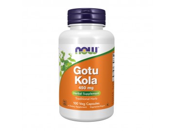 Готу Кола, 450 мг, Gotu Kola, Now Foods, 100 вегетаріанських капсул