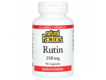 Рутин, 250 мг, Rutin, Natural Factors, 90 капсул