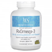 Омега-3 для женщин, WomenSense, RxOmega-3, Natural Factors, 120 гелевых капсул