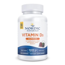 Витамин D3, 1000 МО, Вкус ягод, Nordic Naturals, Витамин D3, 120 жевательных мишек