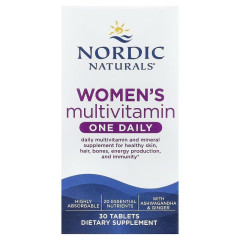 Мультивітаміни для жінок, Women's Multivitamin, One Daily, Nordic Naturals, 30 таблеток