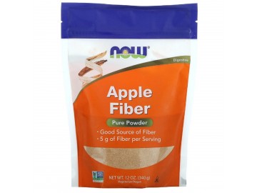 Чиста Яблучна Клітковина, Pure Apple Fiber, Now Foods, Порошок, 340 гр