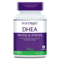 Дегидроэпиандростерон, 10 мг, DHEA, Natrol, 30 таблеток