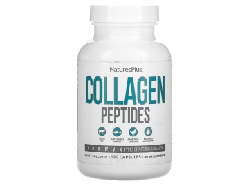 Колагенові пептиди, Collagen Peptides, Natures Plus, 120 капсул