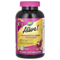 Мультивитамины для женщин, вкус ягод, Alive! Жевательные мультивитамины для женщин, Nature's Way, 130 шт.