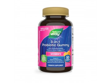 Пробіотики для жінок, смак апельсина, Women's Probiotic, Nature's Way, 50 жувальних цукерок