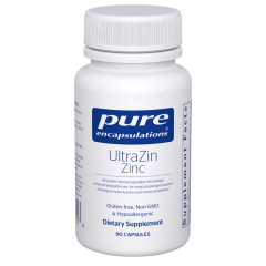 Цинк ультра, 30 мг, UltraZin Zinc, Pure Encapsulations, 90 капсул