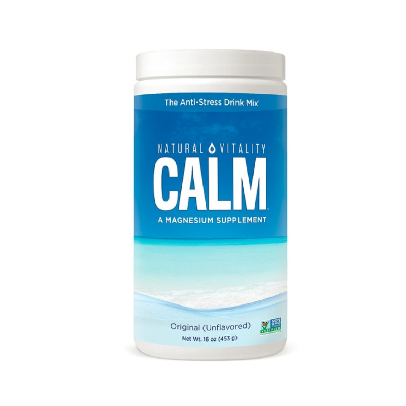 Напиток-Антистресс, CALM, Смесь для напитка против стресса, Natural Vitality, 453 грамма