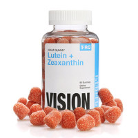 Лютеин и Зеаксантин, фруктовый вкус, Lutein and Zeaxanthin, T-RQ, 60 жевательных конфет.