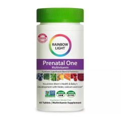 Мультивітаміни для вагітних, Prenatal One Multivitamin, Rainbow Light, 45 таблеток