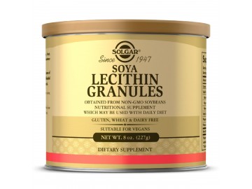 Соєвий Лецитін в гранулах, Soya Lecithin Granules, Solgar, 8 унцій, 227 гр.