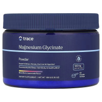 Магній гліцинат, смак ягід, Magnesium Glycinate Powder, Trace, 180 гр
