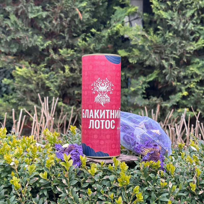 Блакитний лотос (Blue lotus), сушені суцвіття, "Лісовик", 25 грам