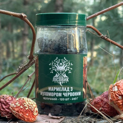 Мухоморный мармелад со вкусом яблока, "Лесовик", 120 желеек