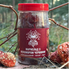 Мармелад мухоморний зі смаком смородини, "Лісовик", 120 желейок