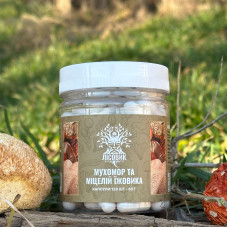 Мікс міцелію Їжовика з червоним мухомором, "Лісовик", 120 капсул по 0,5 г