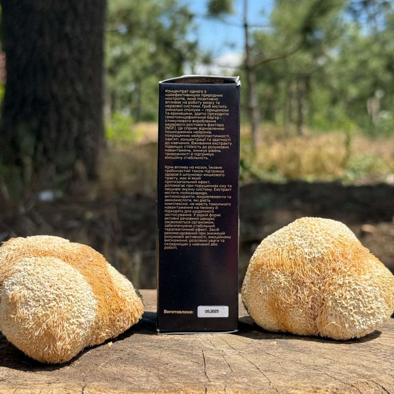 Ежовик гребенчатый (жидкий экстракт), "Лесовик", 30 мл