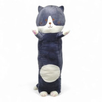 Мягкая игрушка-обнимашка "Кот Батон", 90 см (серый)