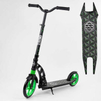 Самокат двухколесный "Best Scoote" (колеса PU, d переднего колеса – 23 см, d заднего колеса – 18 см, 1 амортизатор передний)