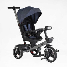 Велосипед "BestTrike Marco" (поворотное сиденье, складной руль, колеса с прорезиненным PU, корзина, телескопическая ручка, фара музыкальная)