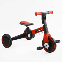 Велосипед 3-х колесный BS-45459 Best Trike (1) колеса EVA переднее 8'', заднее 6'', нейлоновая рама, трансформируется в велобег, подсветка, в коробке