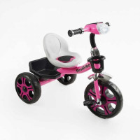 Велосипед 3-х колесный BS-22603 Best Trike (1) колеса EVA переднее 12”, заднее 10”, стальная рама, фара с музыкой и светом, корзина, в коробке