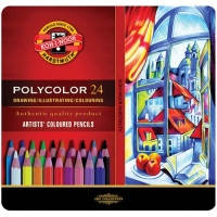 Художественные цветные карандаши POLYCOLOR, 24 цв.