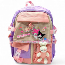 Рюкзак школьный "САНРИО. КУРОМИ" 44х30х20 см (сиреневый)